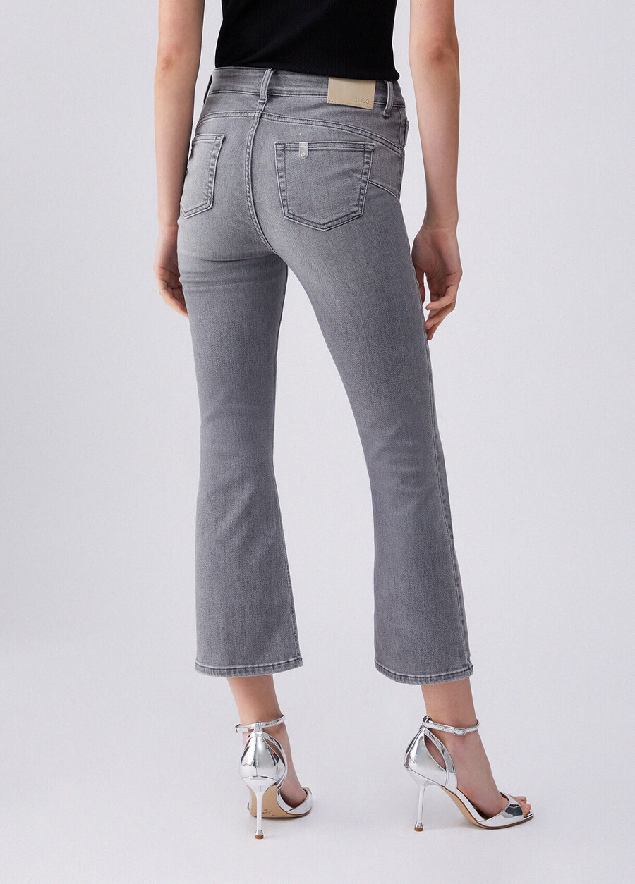 jeans bootcut a vita alta