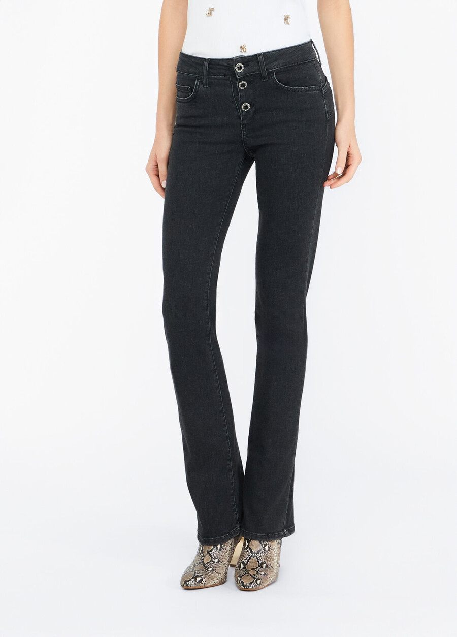 jeans bootcut bottom up