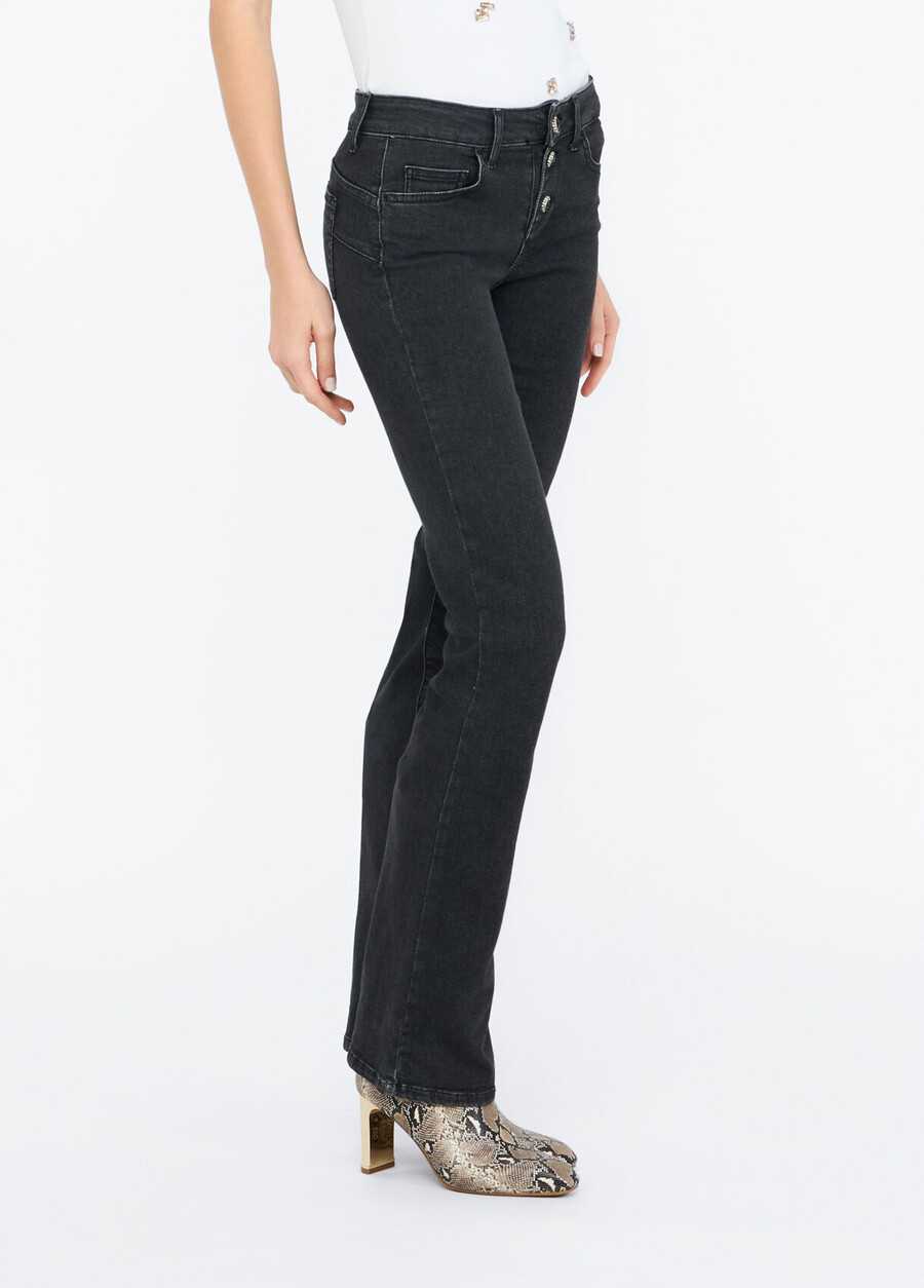 jeans bootcut bottom up