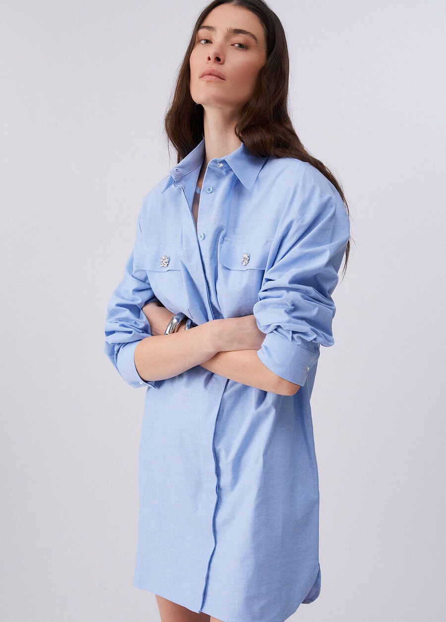 abito corto a camicia
