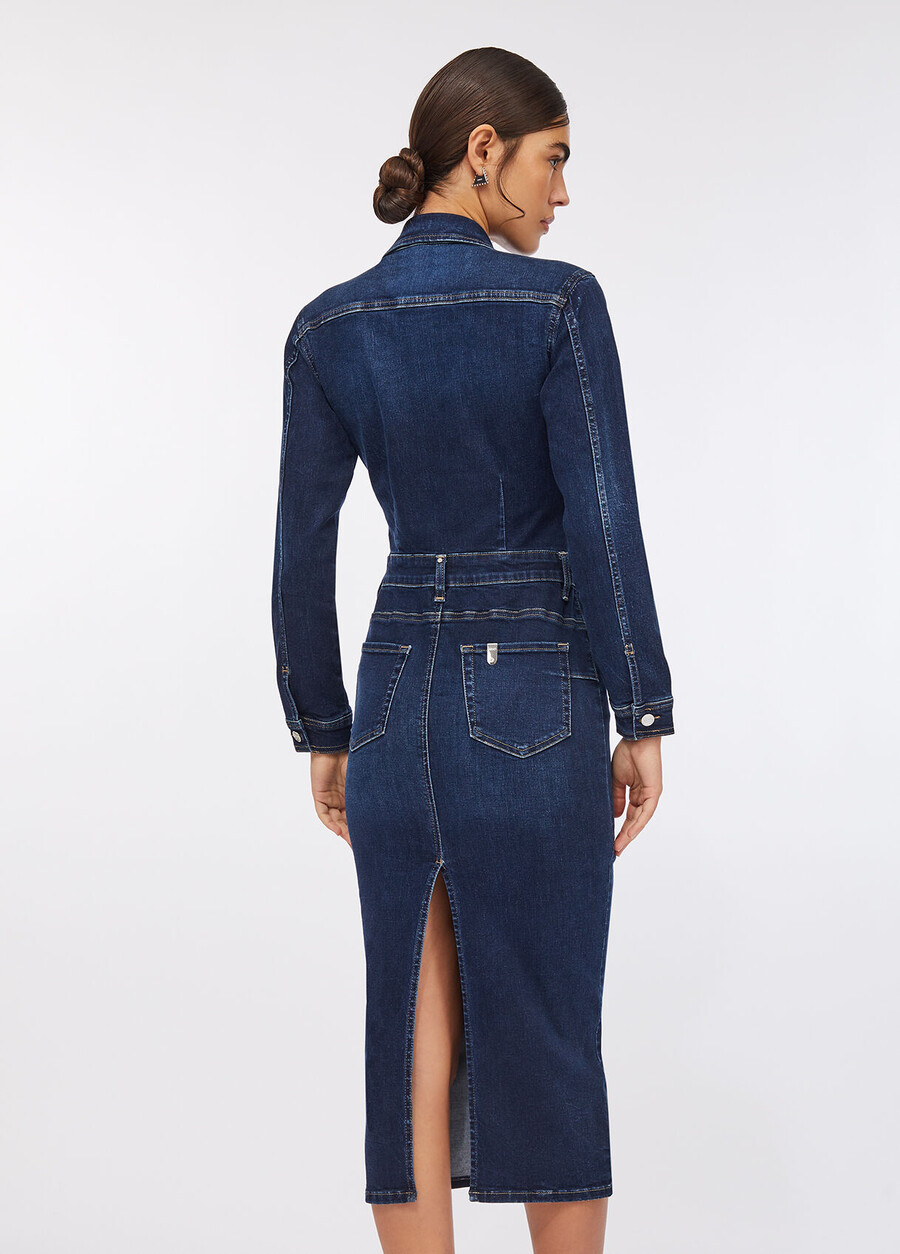abito camicia in denim