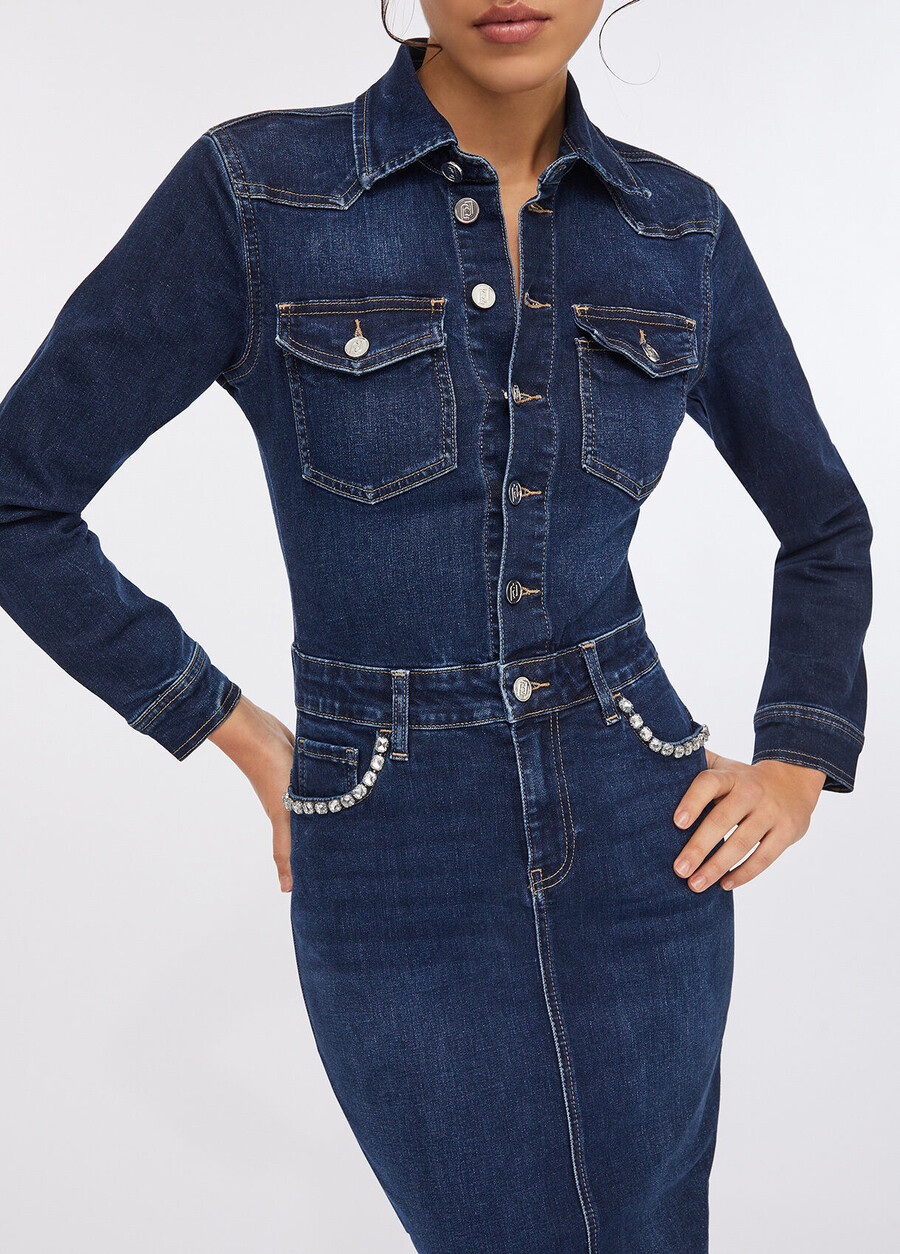abito camicia in denim