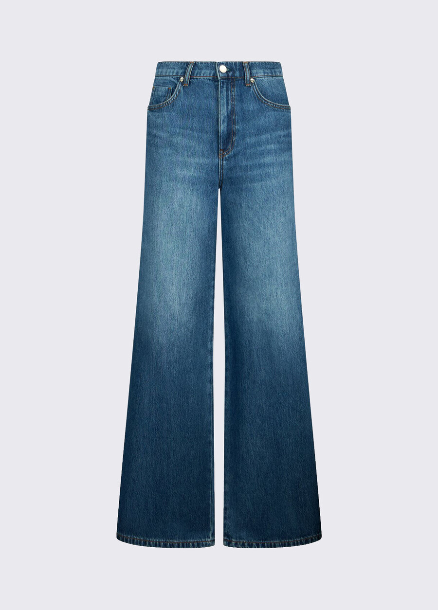 jeans svasati con spacchi laterali