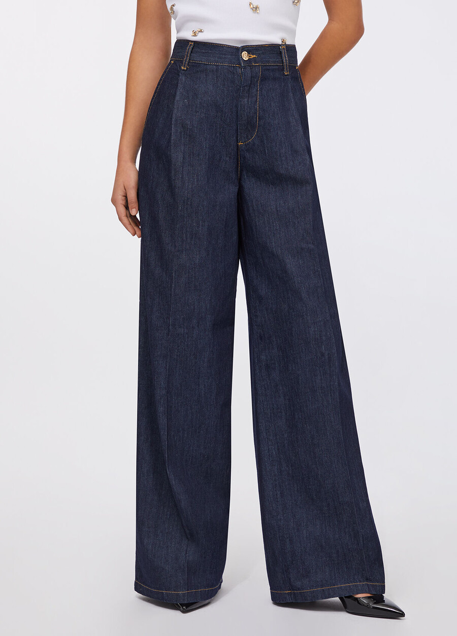 jeans svasati in stile chino
