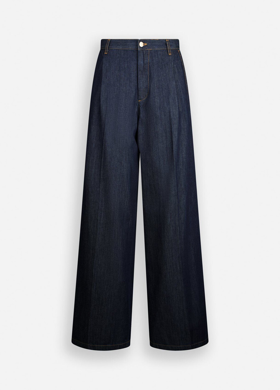 jeans svasati in stile chino
