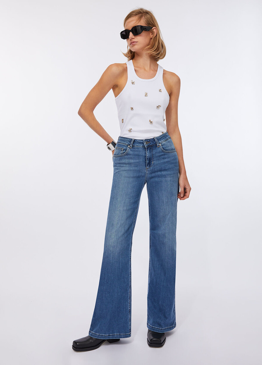 jeans svasati a vita alta
