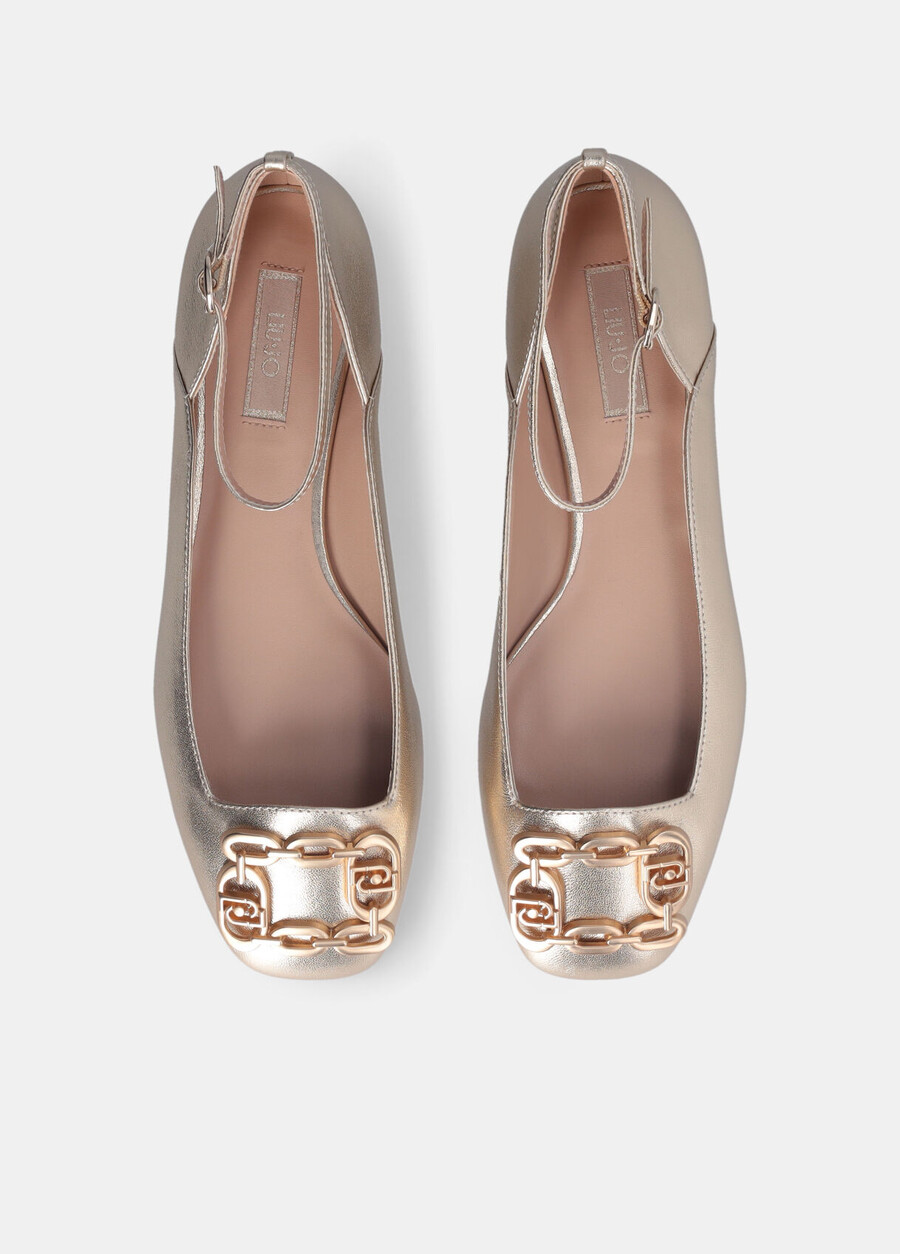 ballerine effetto metallizzato