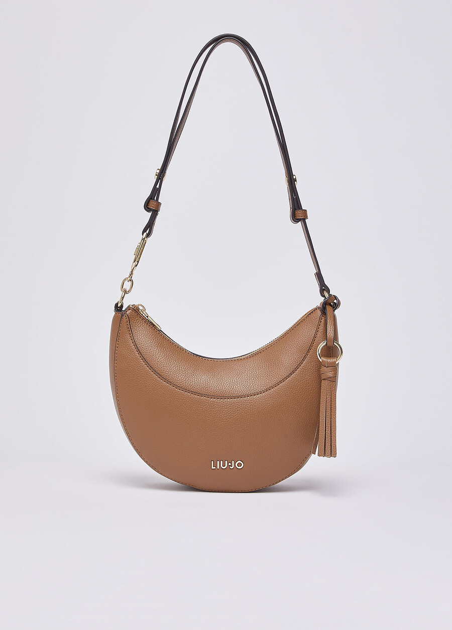 borsa hobo media con ciondolo