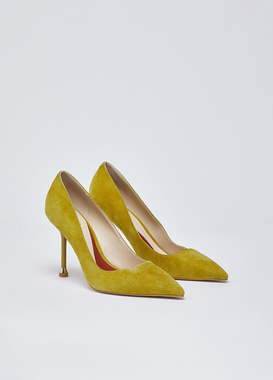 scarpe da tennis in pelle scamosciata