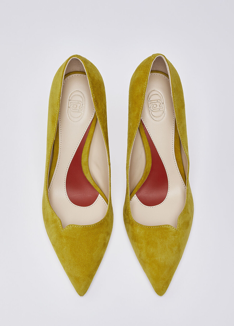 scarpe da tennis in pelle scamosciata
