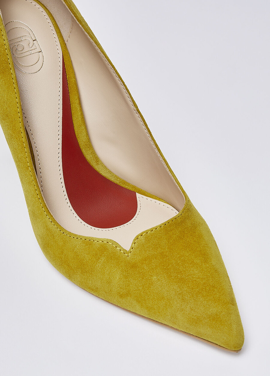 scarpe da tennis in pelle scamosciata