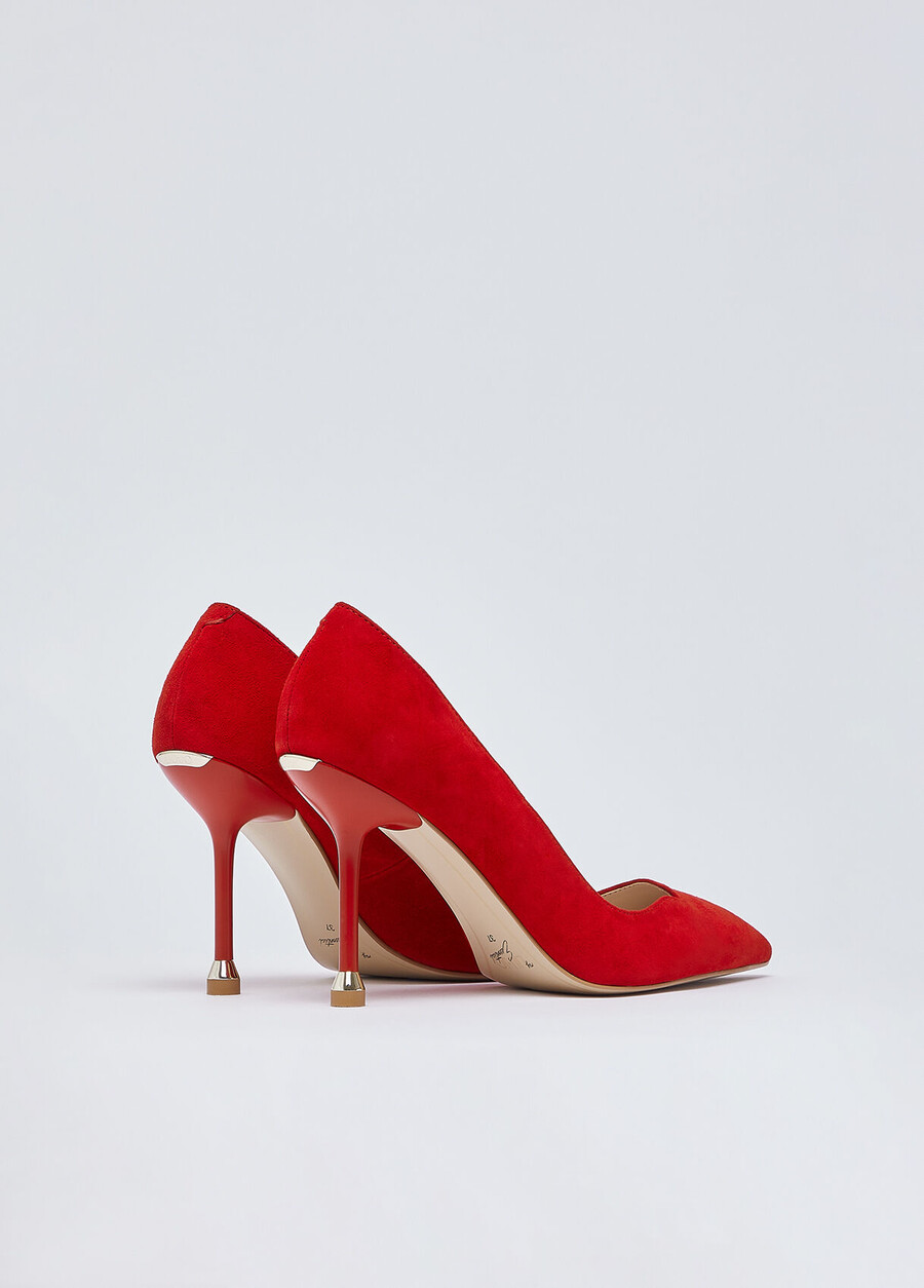 scarpe da tennis in pelle scamosciata