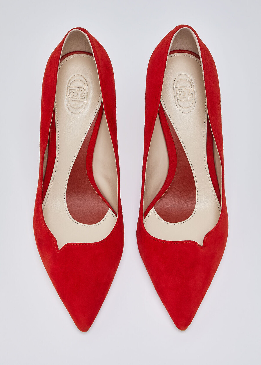 scarpe da tennis in pelle scamosciata