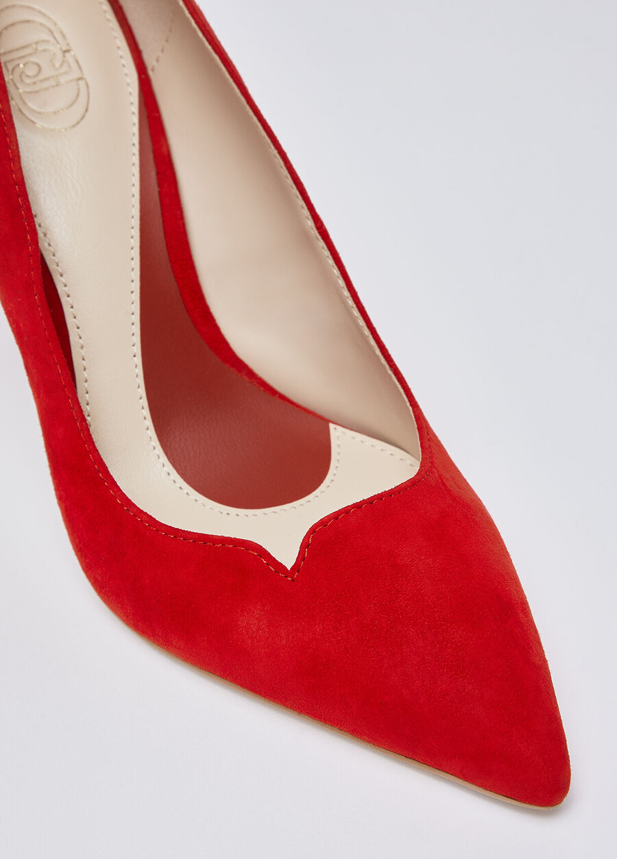 scarpe da tennis in pelle scamosciata