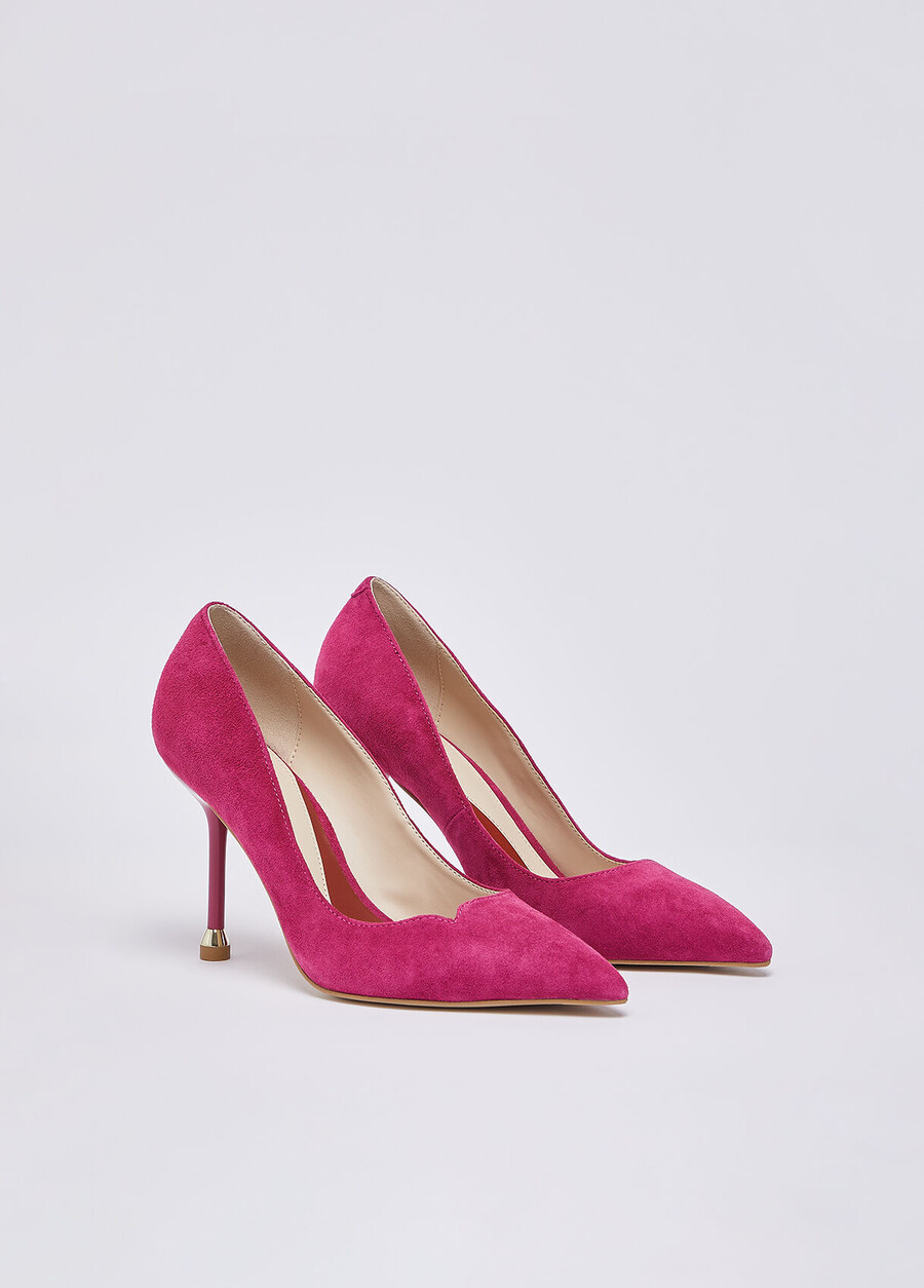 scarpe da tennis in pelle scamosciata