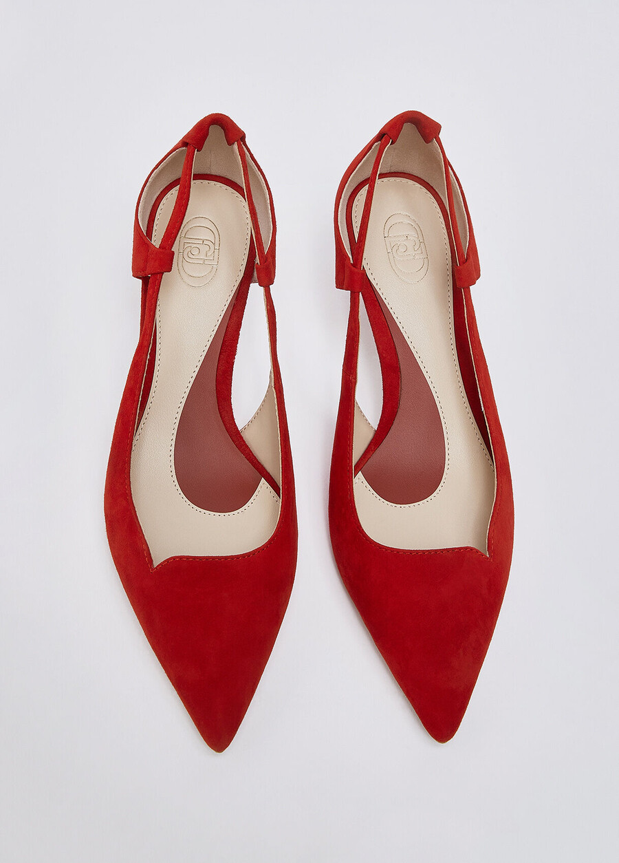 scarpe da tennis in pelle scamosciata