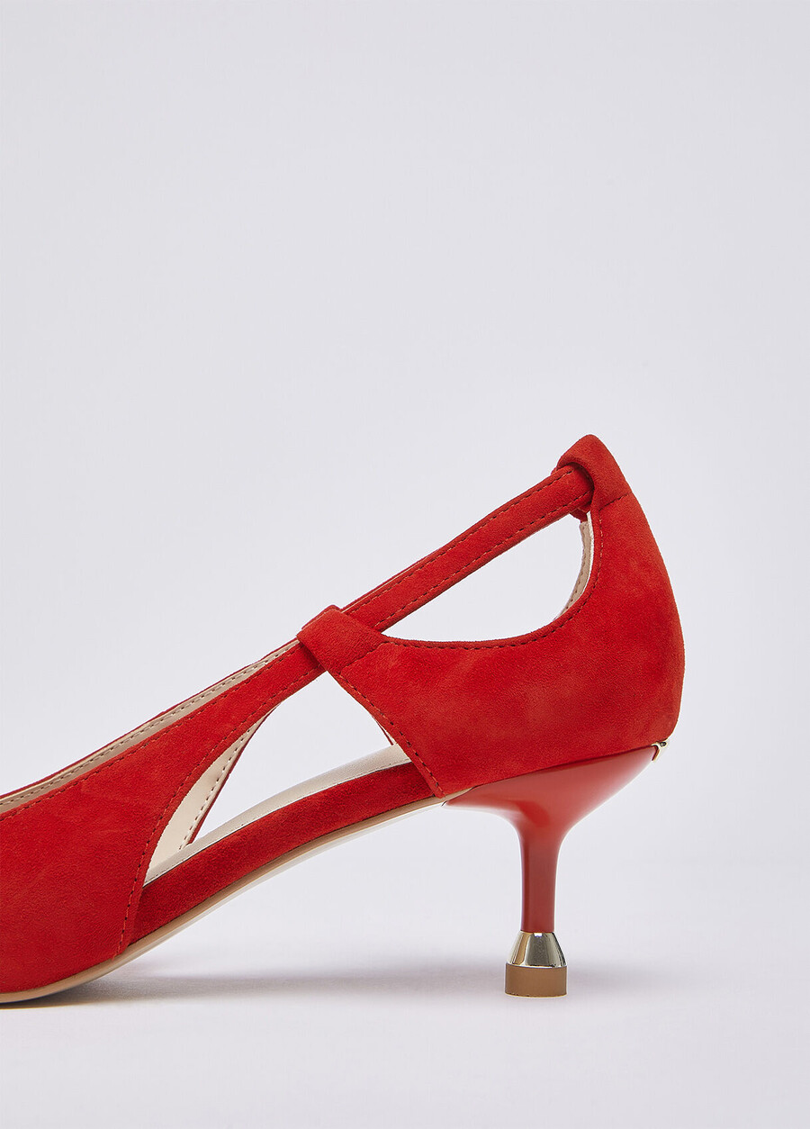 scarpe da tennis in pelle scamosciata
