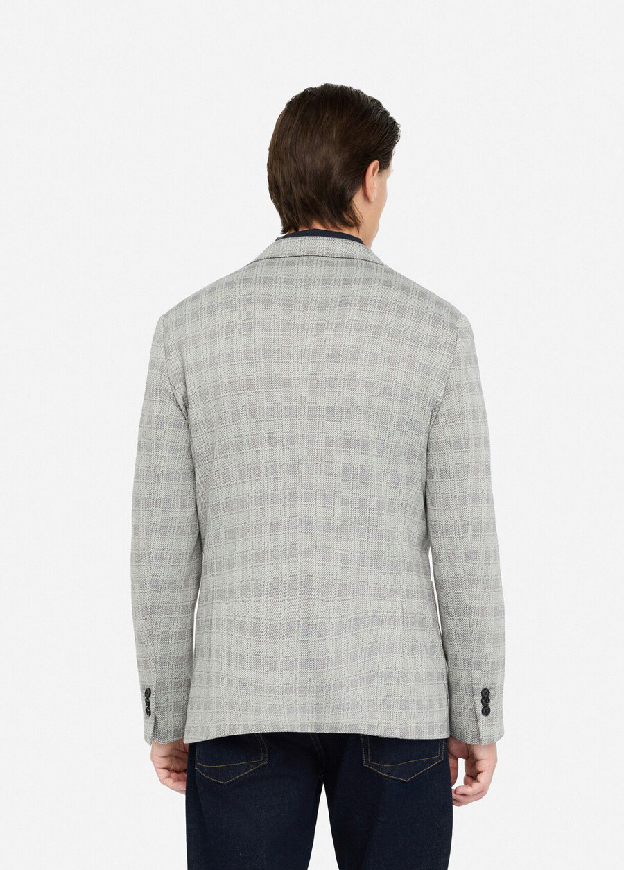 blazer in jersey a quadri
