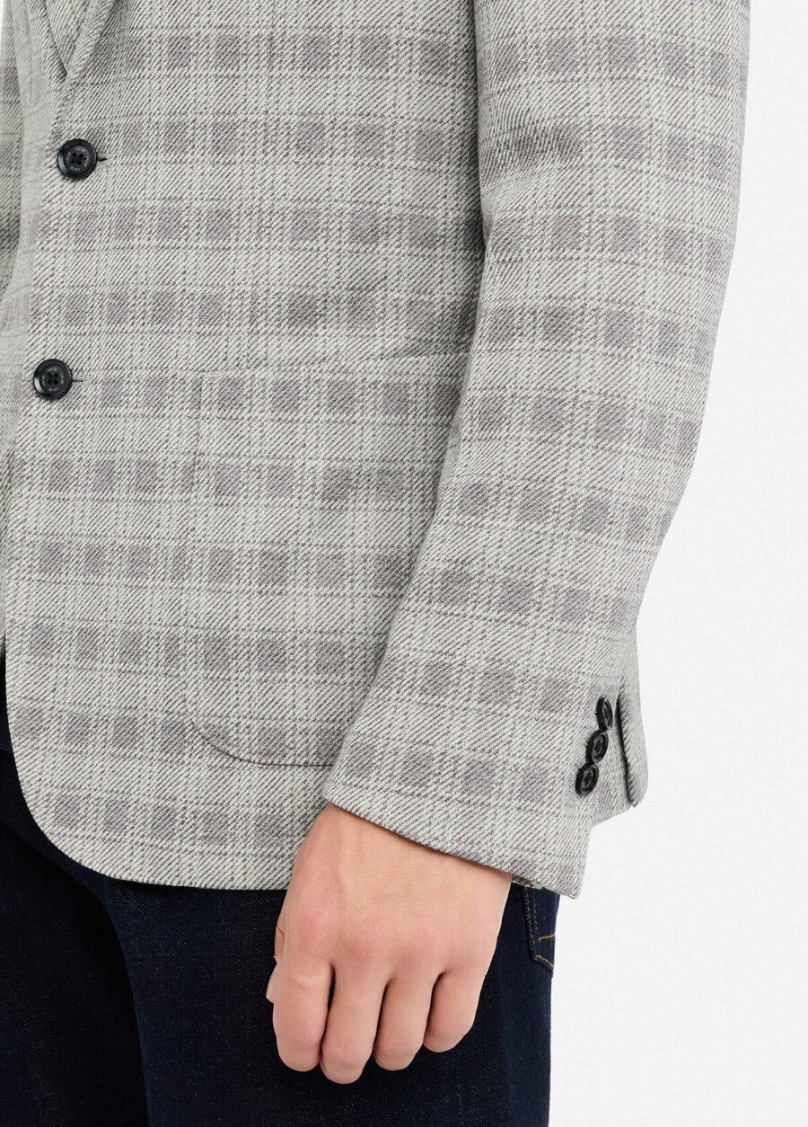 blazer in jersey a quadri