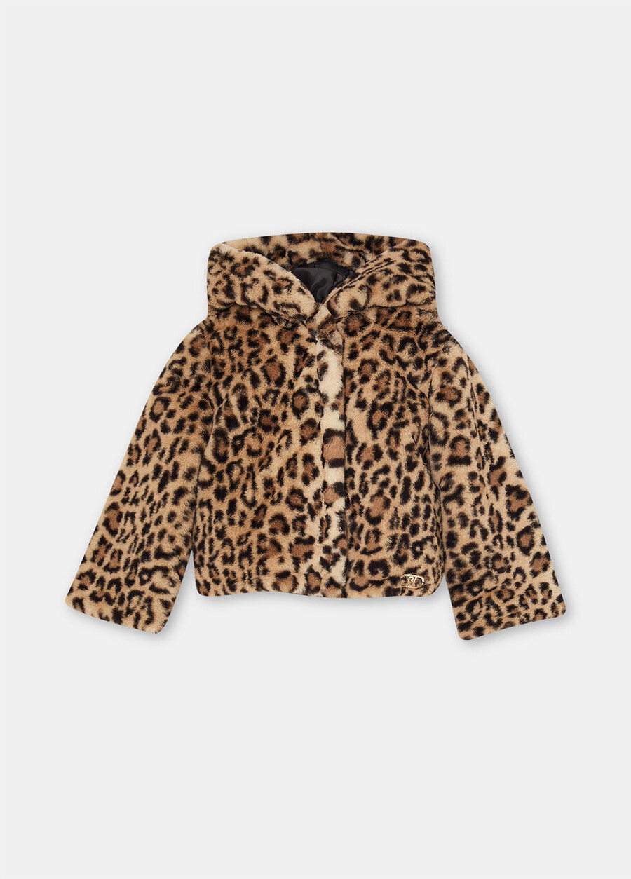 giacca con stampa animalier