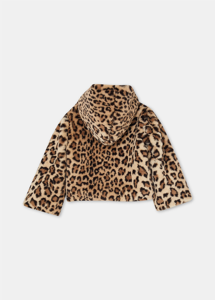 giacca con stampa animalier