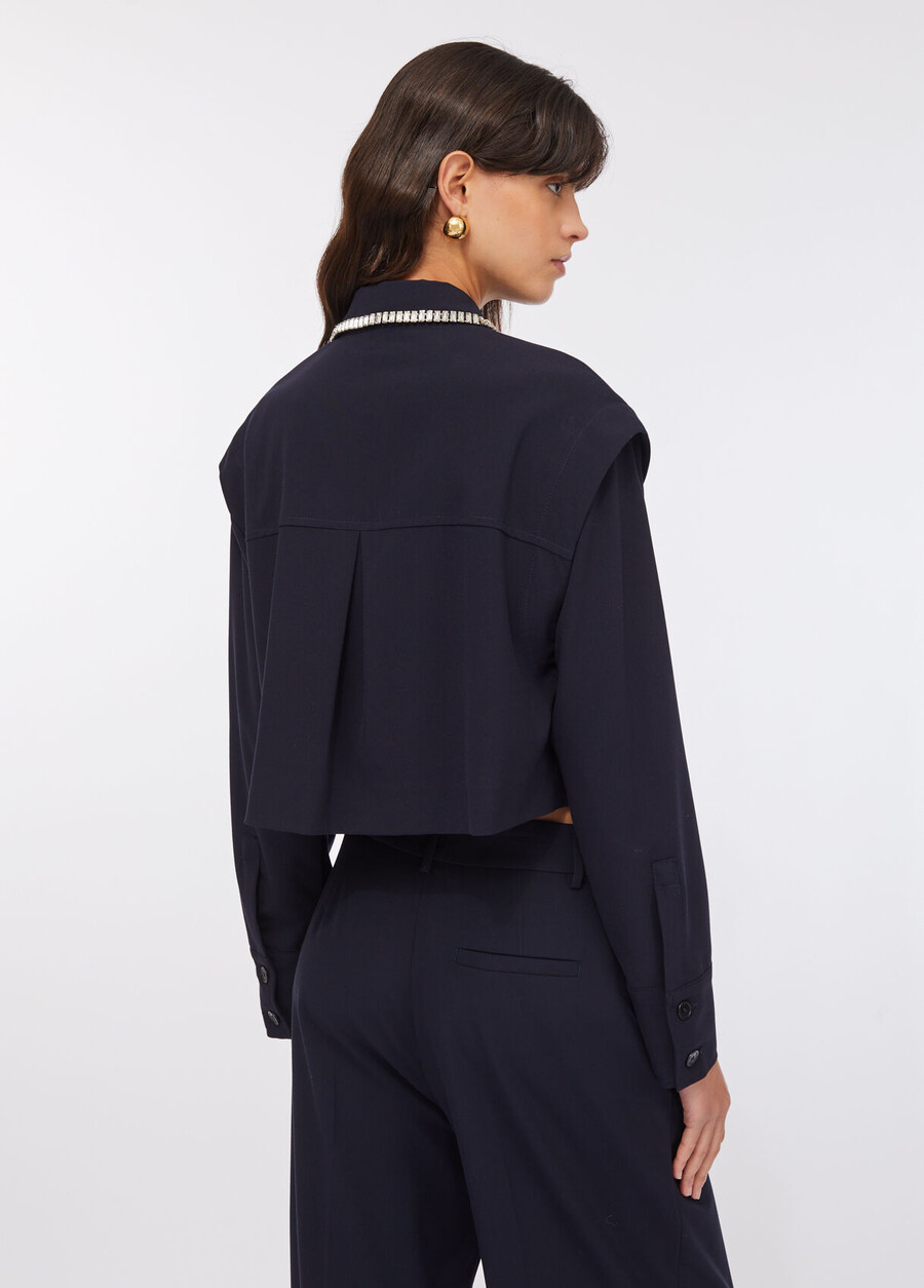 camicia con strass