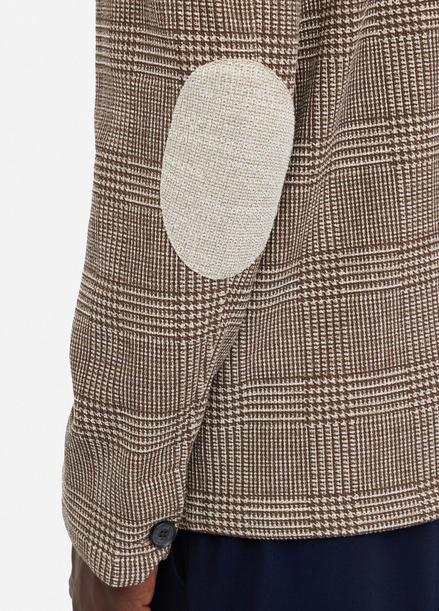 camicia a quadri glen in cotone
