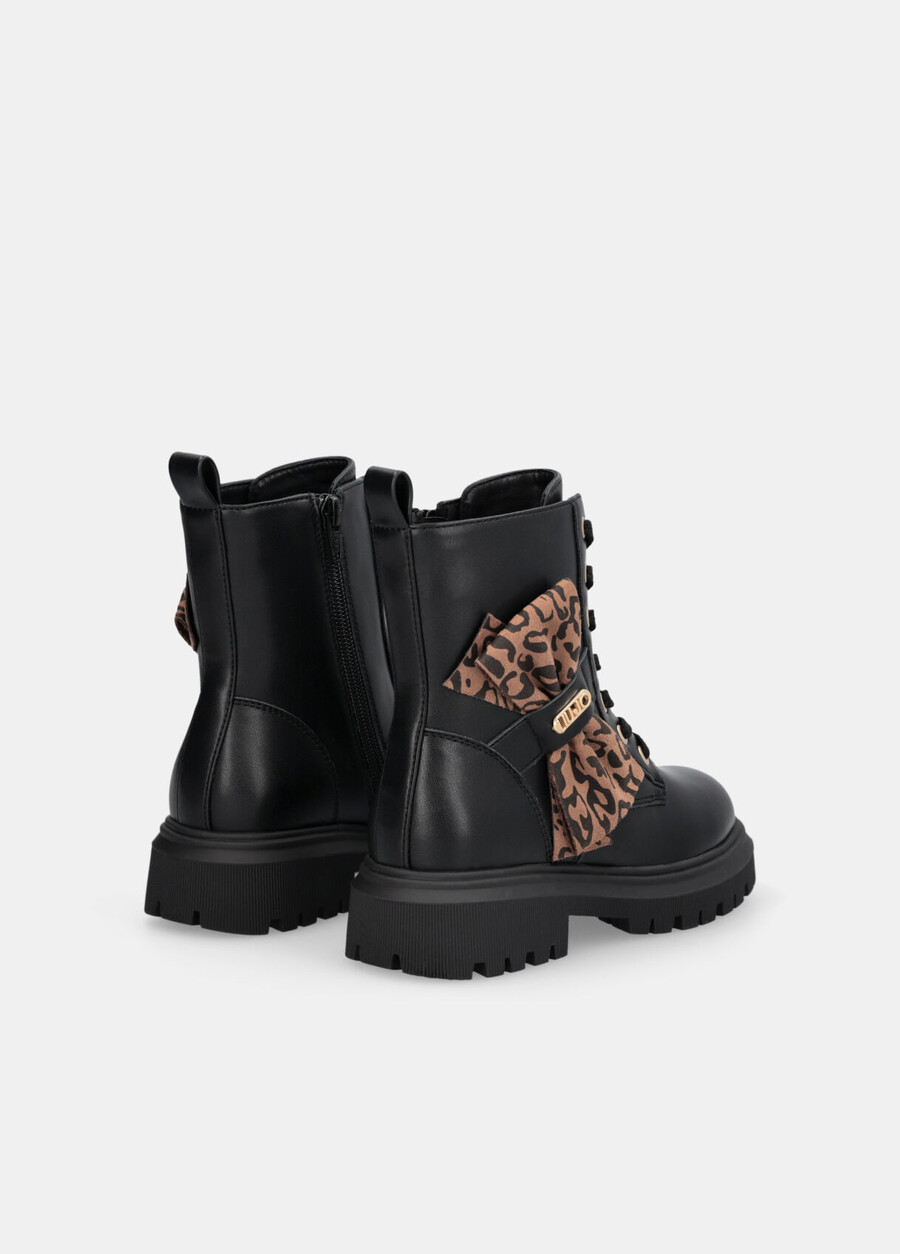 anfibi con fiocco animalier