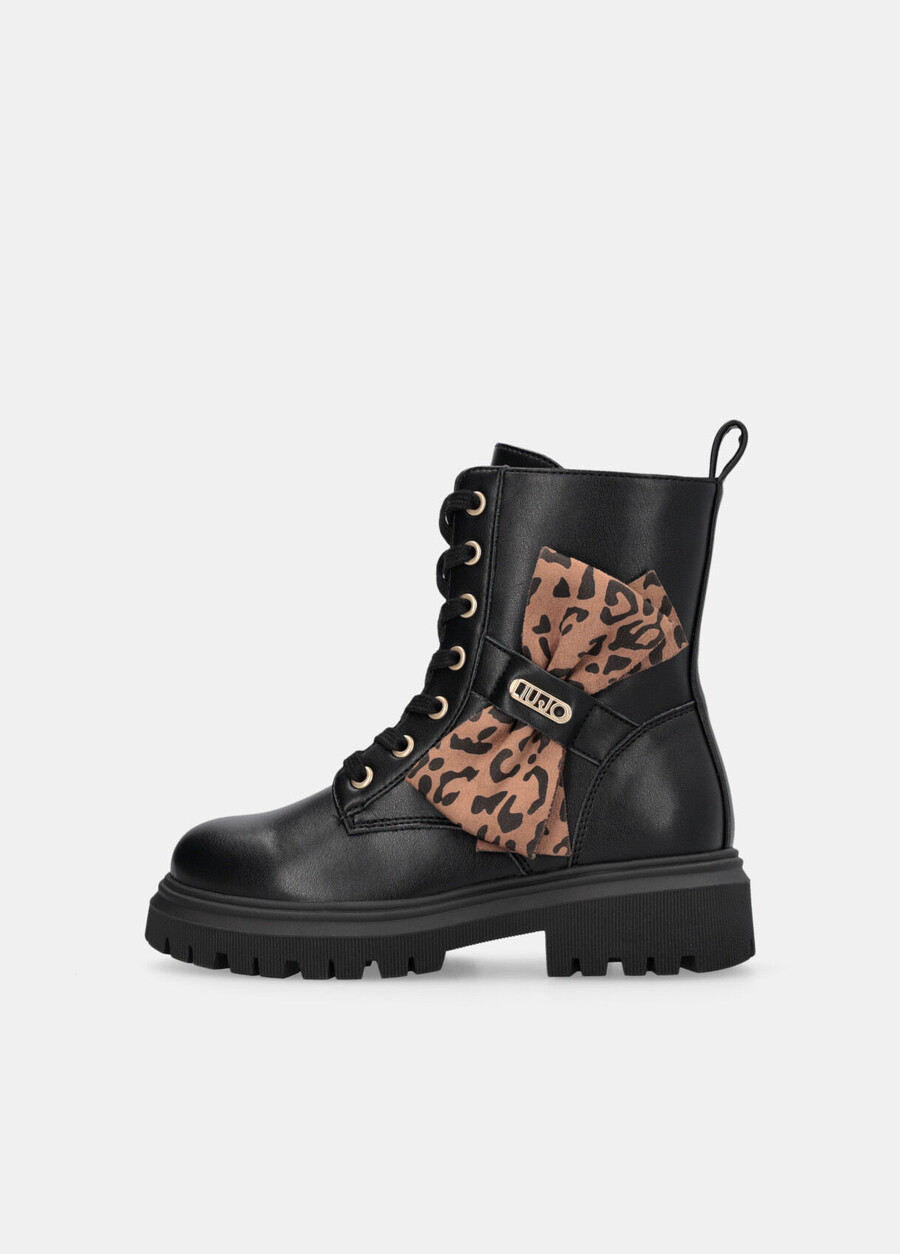 anfibi con fiocco animalier