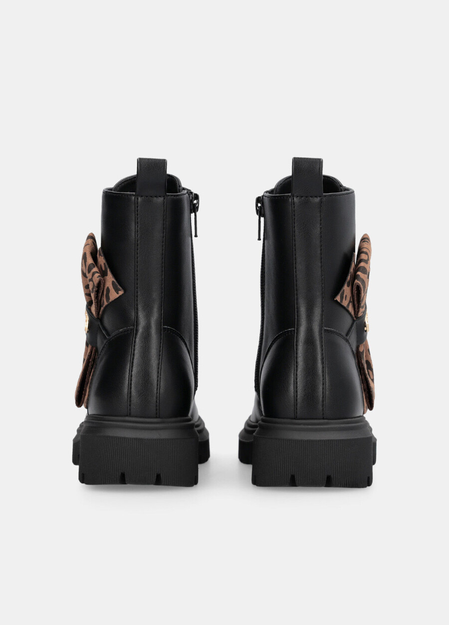 anfibi con fiocco animalier