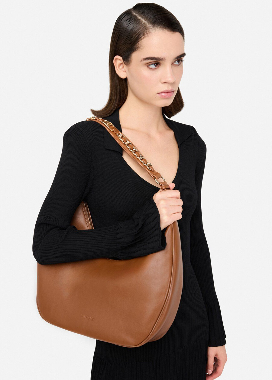 borsa hobo grande con catena