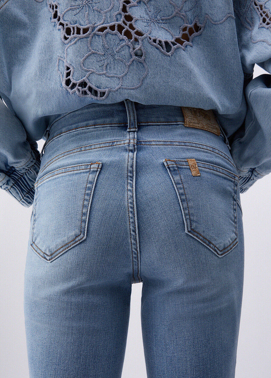 jeans skinny a vita alta
