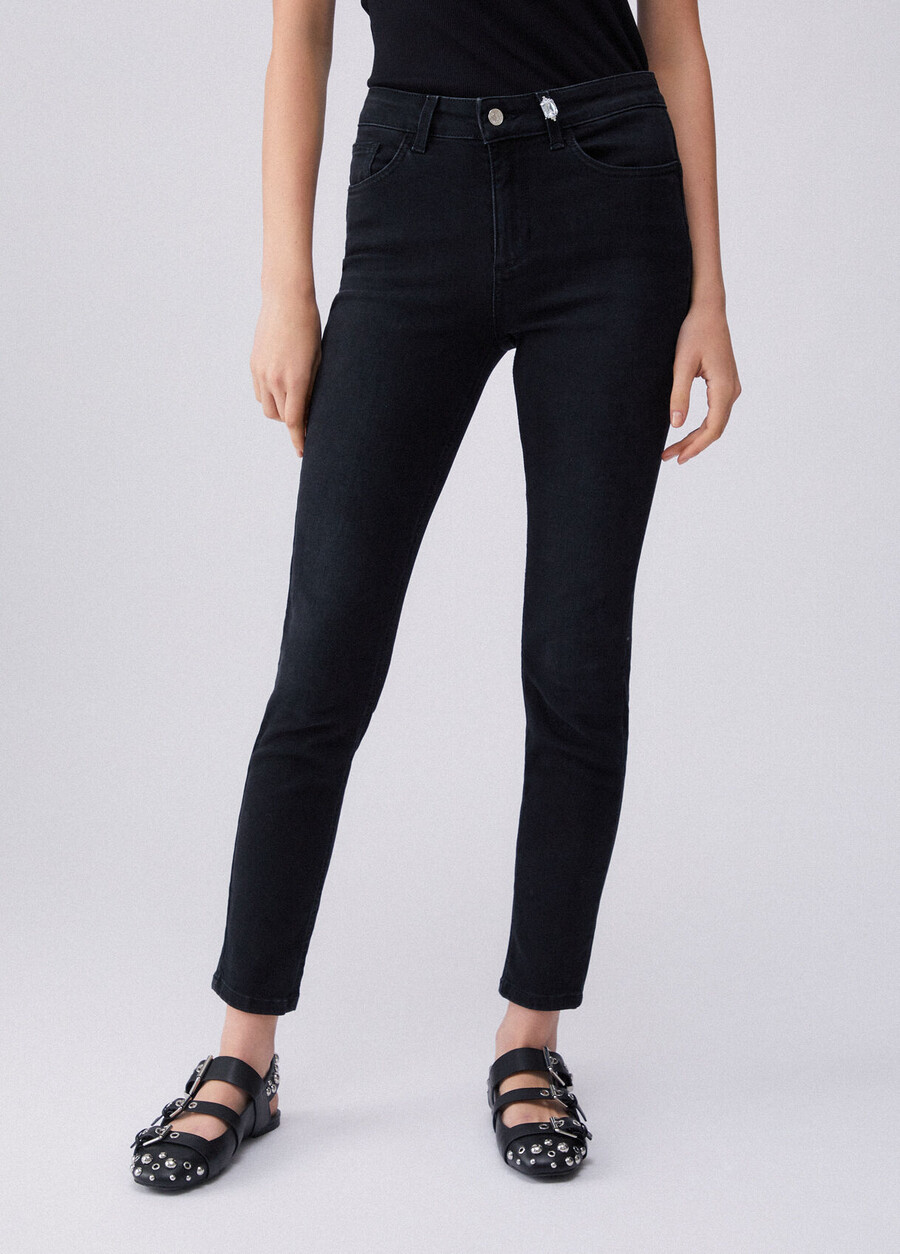 jeans skinny a vita alta