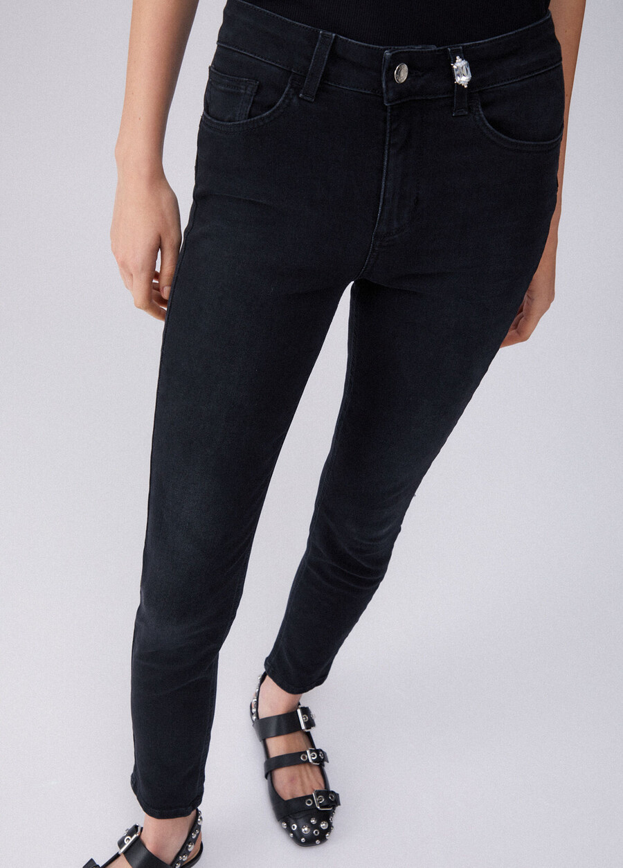 jeans skinny a vita alta