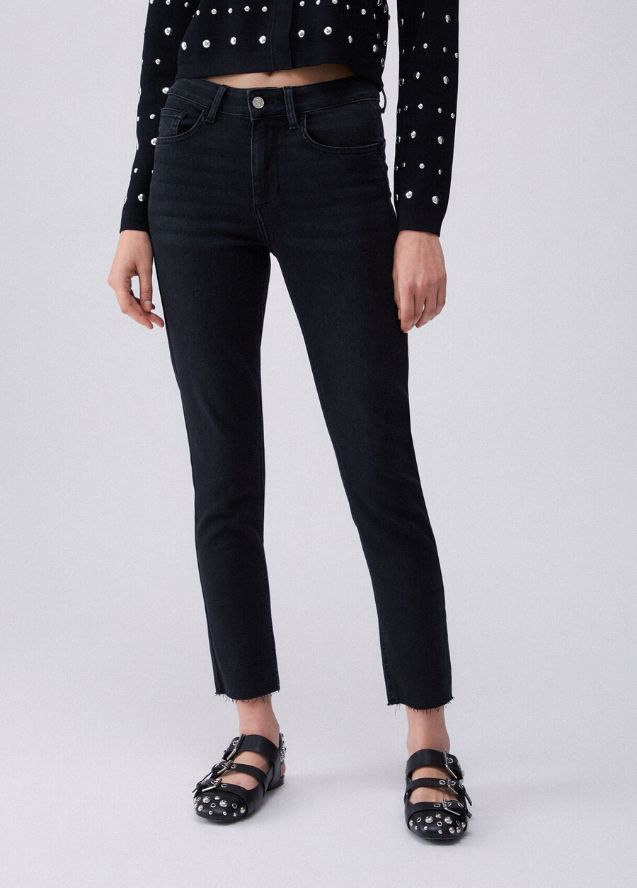 jeans skinny a vita alta
