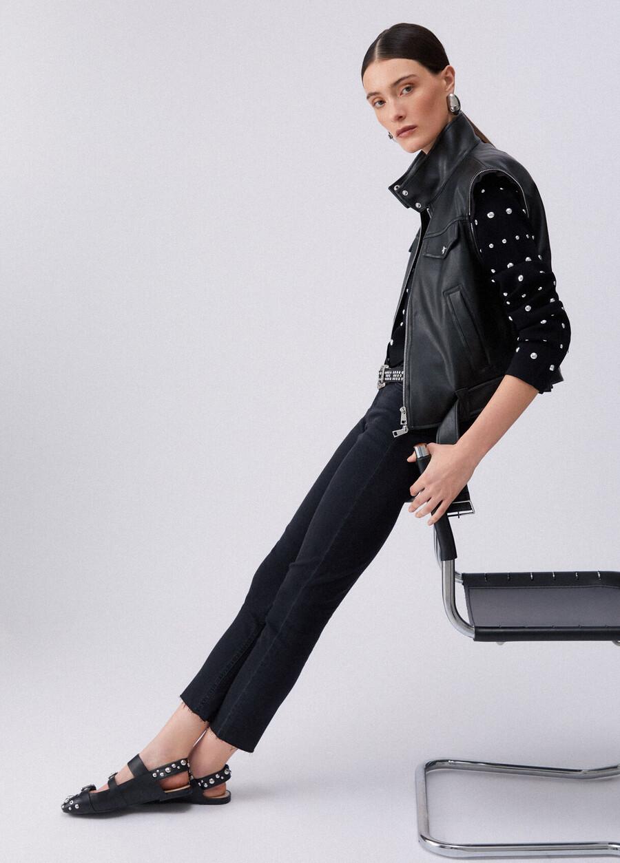 jeans skinny a vita alta