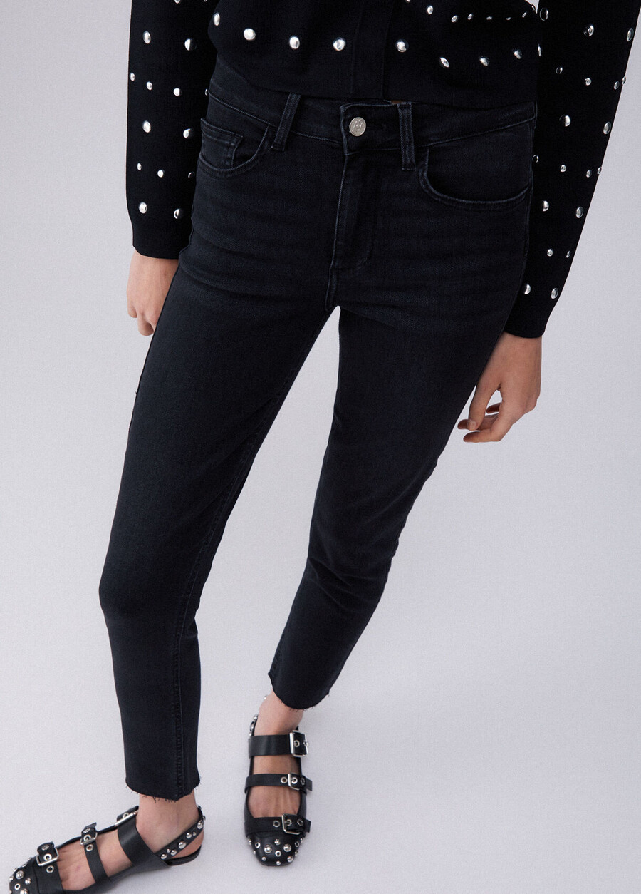 jeans skinny a vita alta