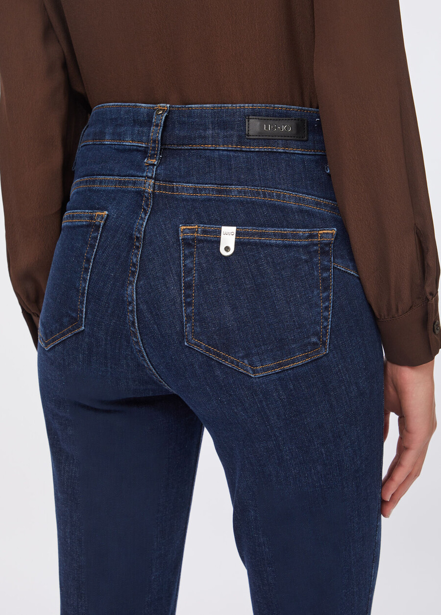 jeans skinny a vita alta