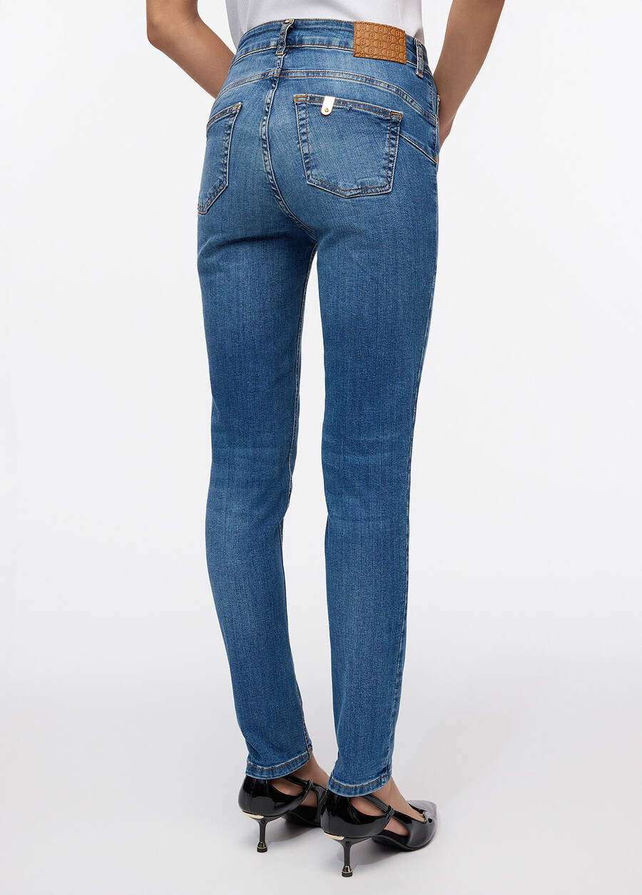 jeans skinny a vita alta