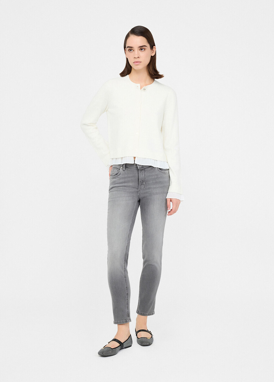jeans skinny a vita alta