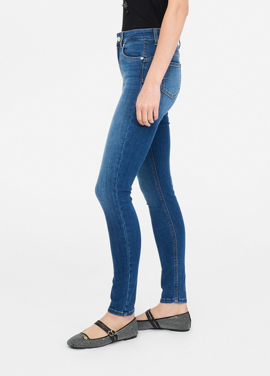 jeans skinny a vita alta