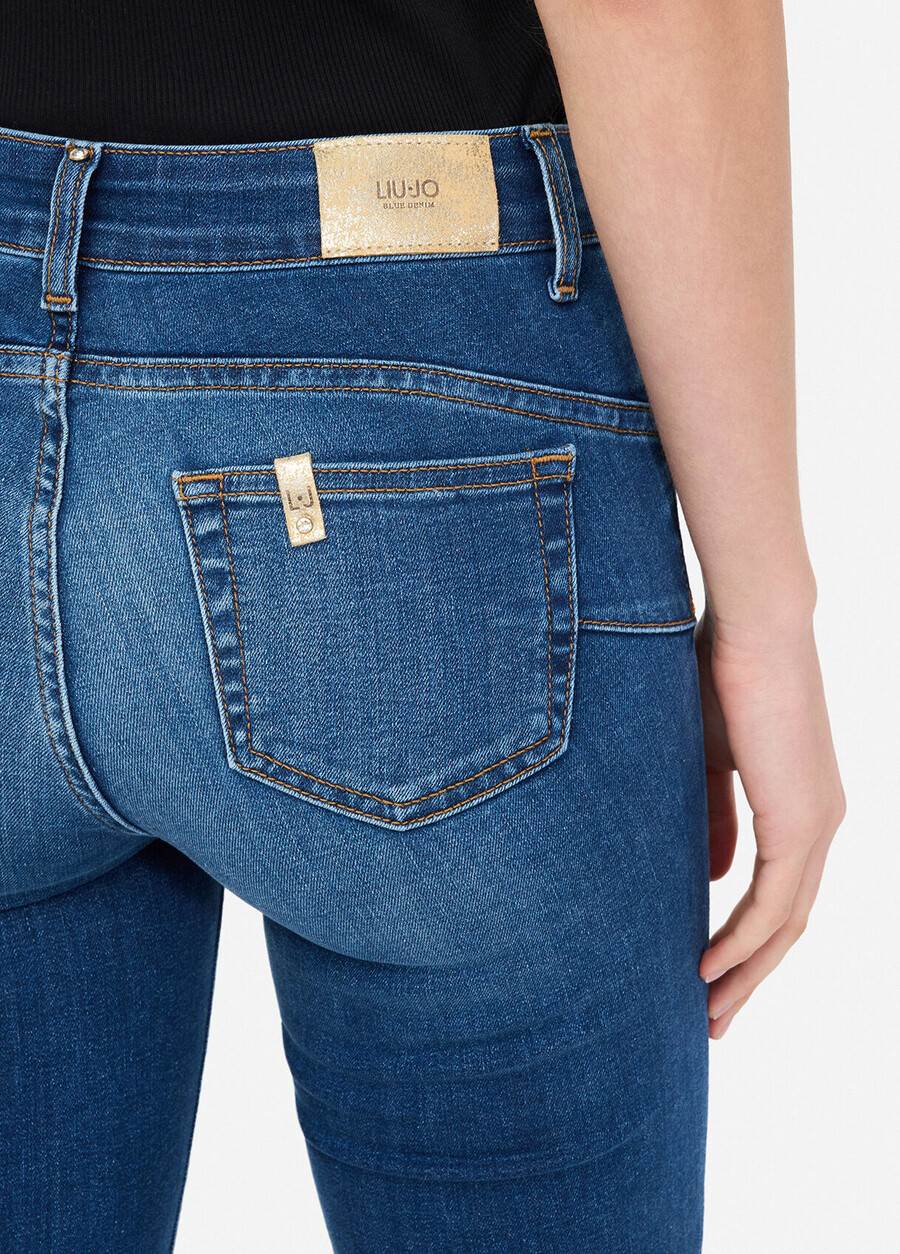 jeans skinny a vita alta