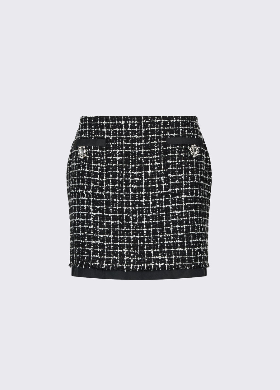 minigonna bouclé