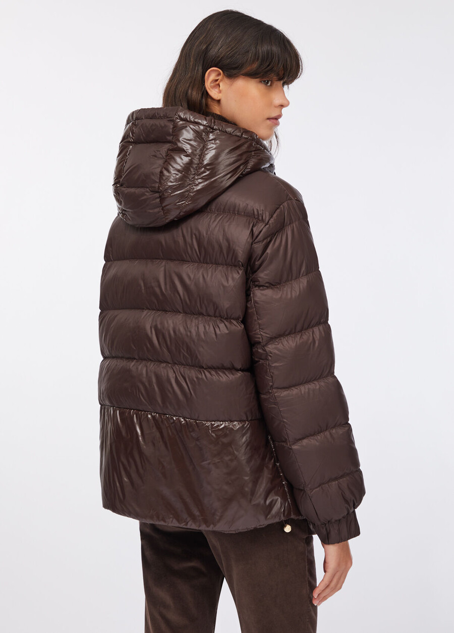 giacca in nylon trapuntato
