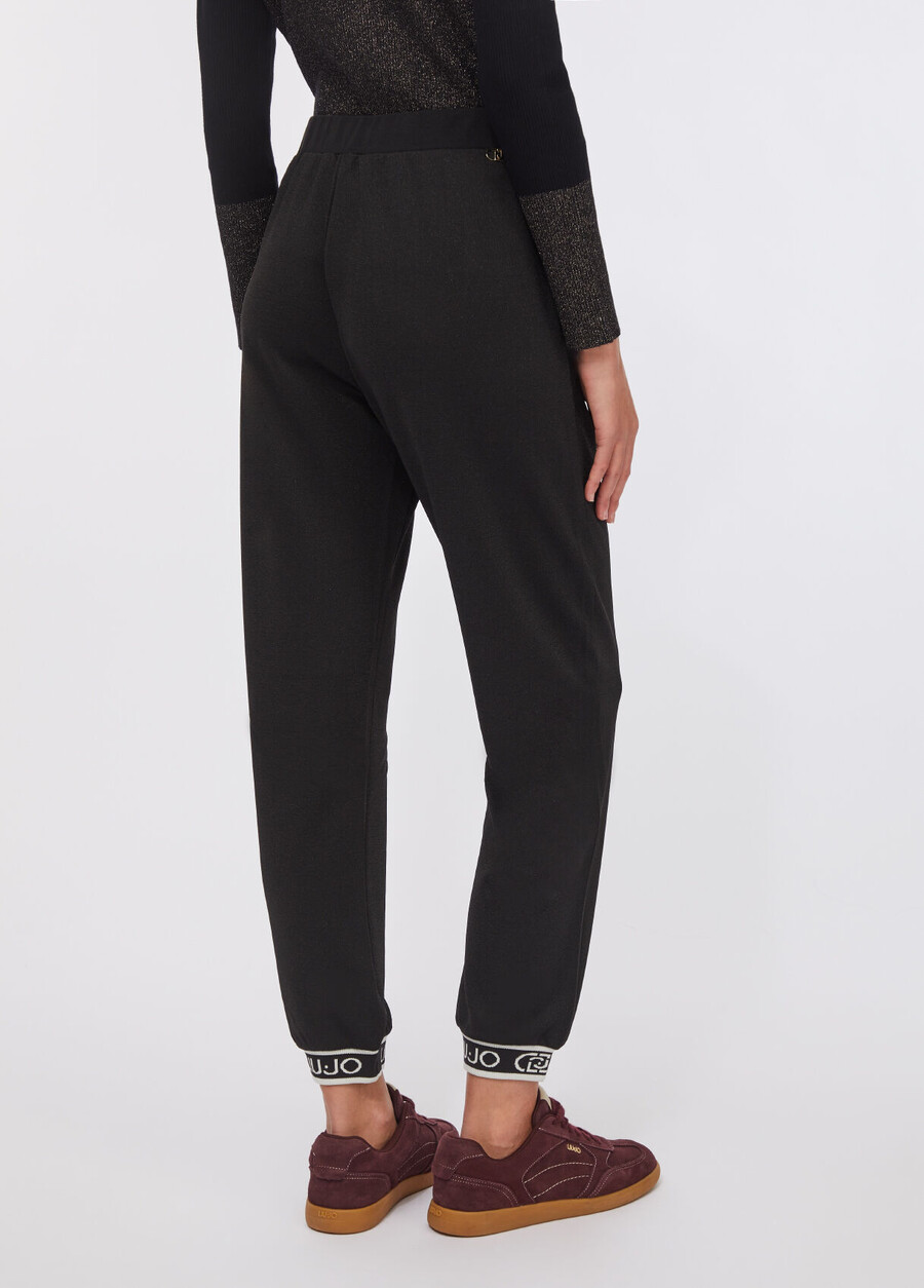pantaloni da jogging lurex