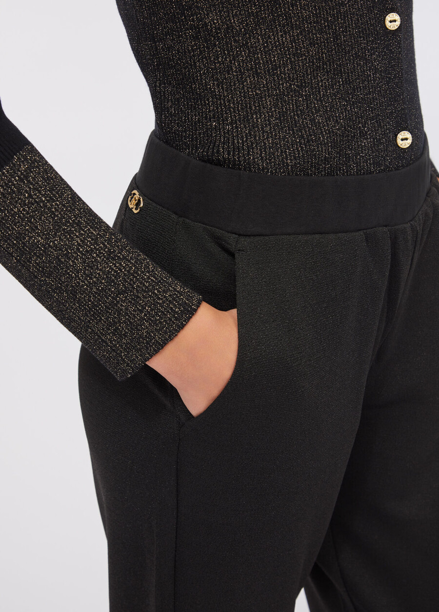 pantaloni da jogging lurex