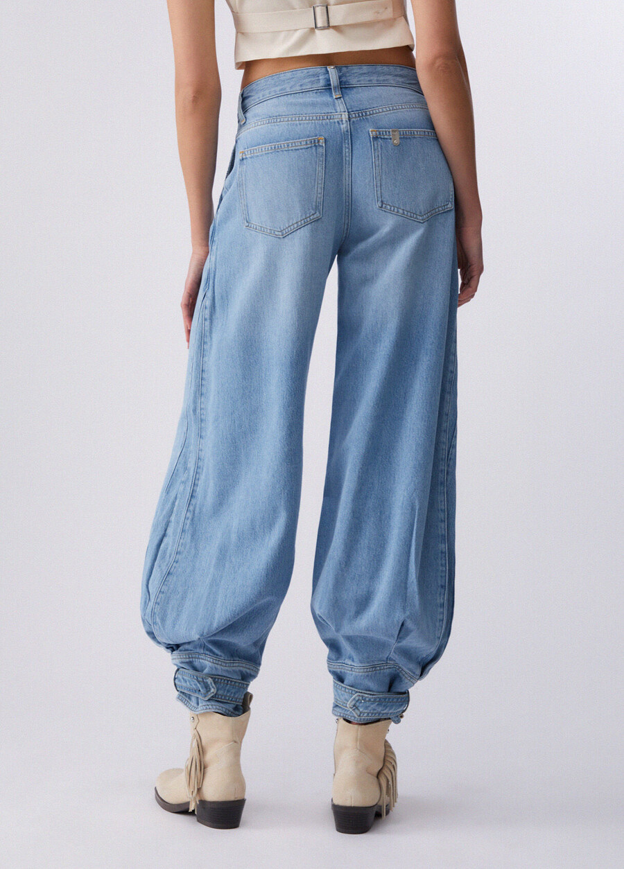 jeans harem a vita alta