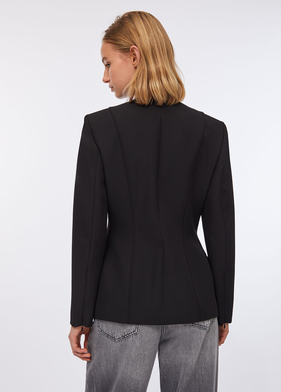 blazer con cerniera