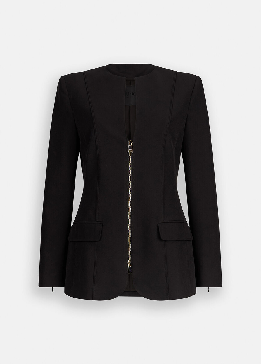 blazer con cerniera