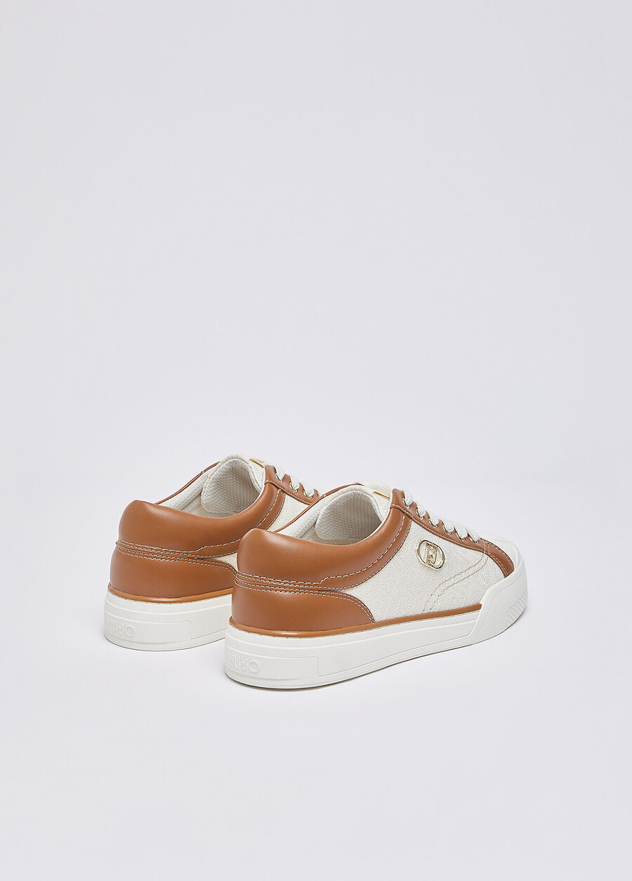 sneakers con logo monogramma